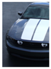 2010-12 Mustang Lemans Racing Stripes - Rounded Corners - Convertible - Low Wing - No Scoop